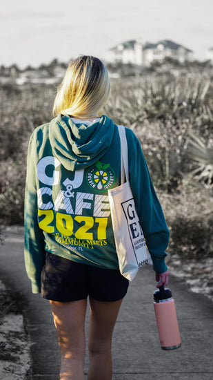 GJ Cafe Hoodie Alpine Green