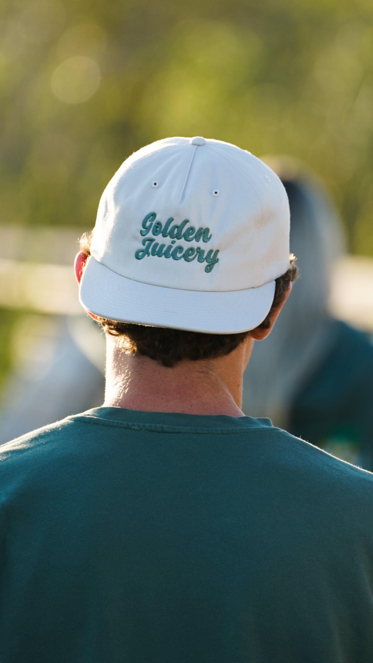 Bone Surf Cotton Embroidered Snapback