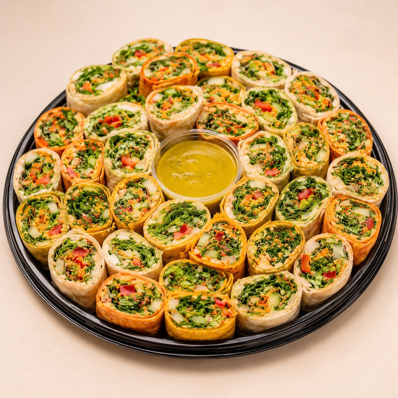 Pinwheel platters