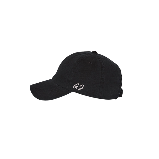 Embroidered Dad Hat Black Side