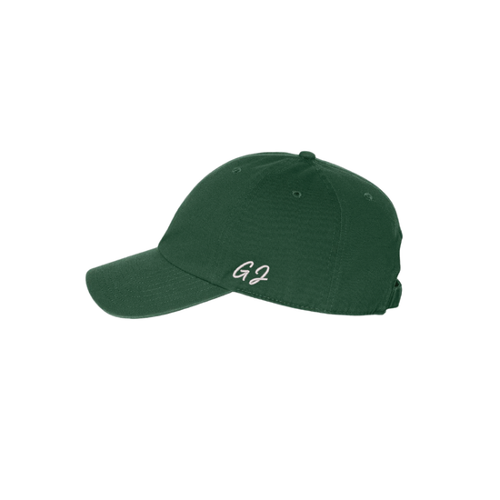 Embroidered Dad Hat Green Side