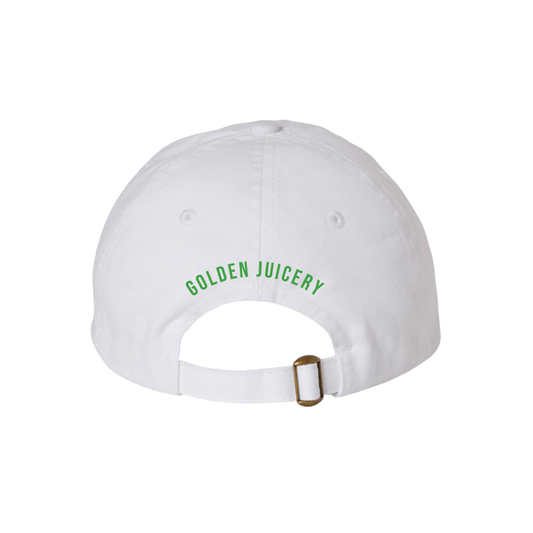 White Dad Hat Back