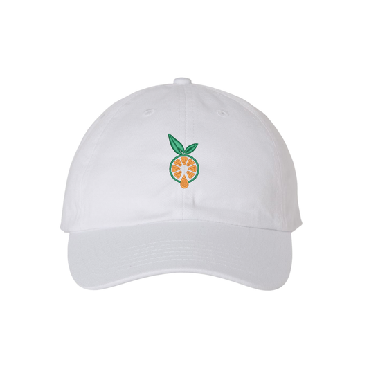 White Dad Hat Front
