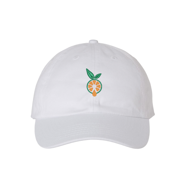 White Dad Hat Front