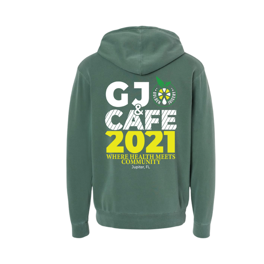 Hoodie Alpine Green Back