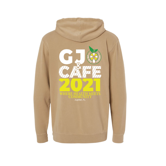 Hoodie Sandstone Back