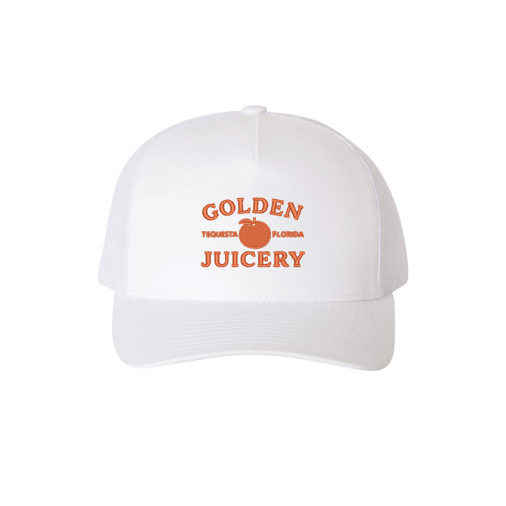 White Trucker Hat Alt