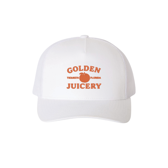 White Trucker Hat Alt